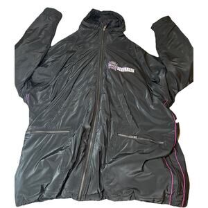 Vintage 90s GIII By Carl Banks Sacramento Kings PVC Jacket Mens Size XXL/XXG